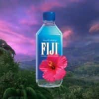 fiji water in the hills