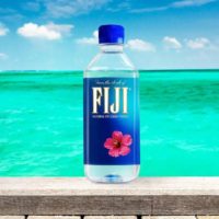 fiji water with beautiful see background